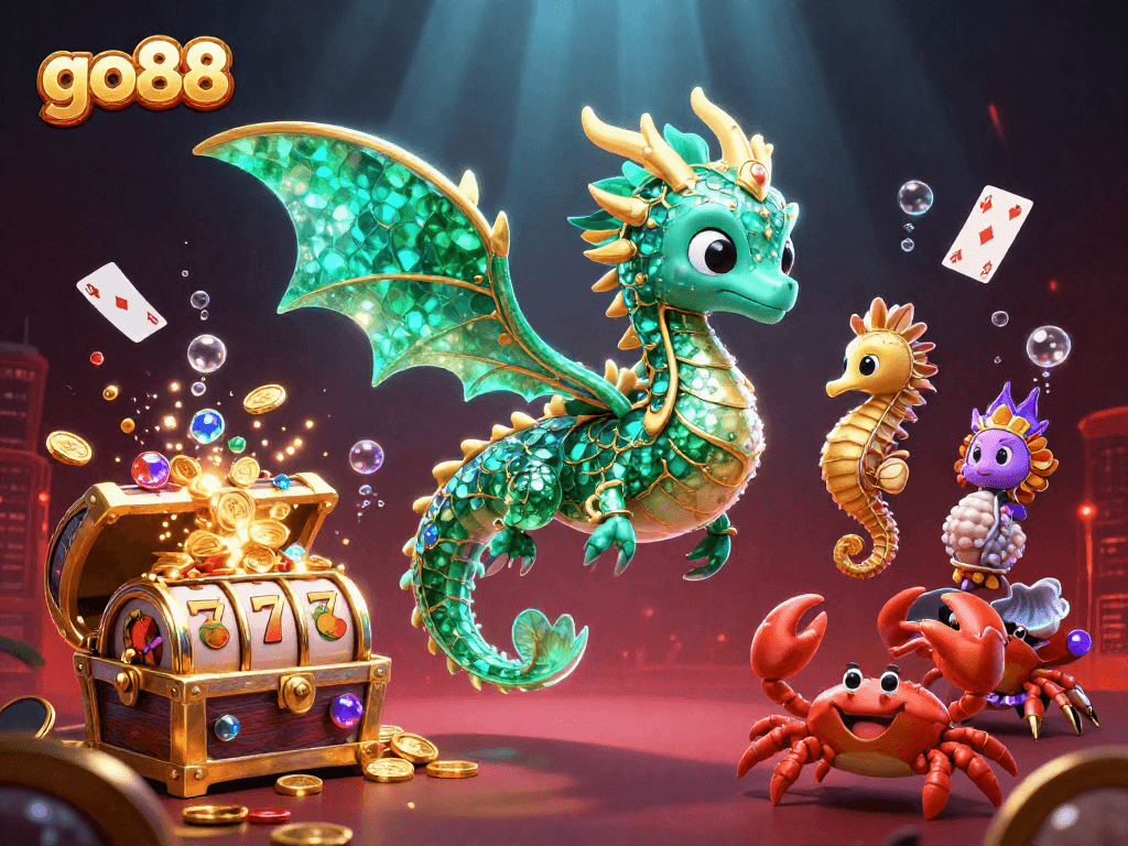 Experience exciting gameplay at go88 with vibrant slot adventures and animated characters!