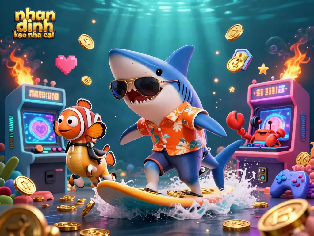 Engage with nhan dinh keo nha cai featuring vibrant characters amidst rich casino elements