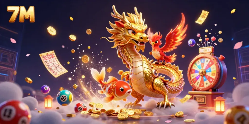 Experience thrilling excitement with 7M immersive gaming features and vibrant casino elements.