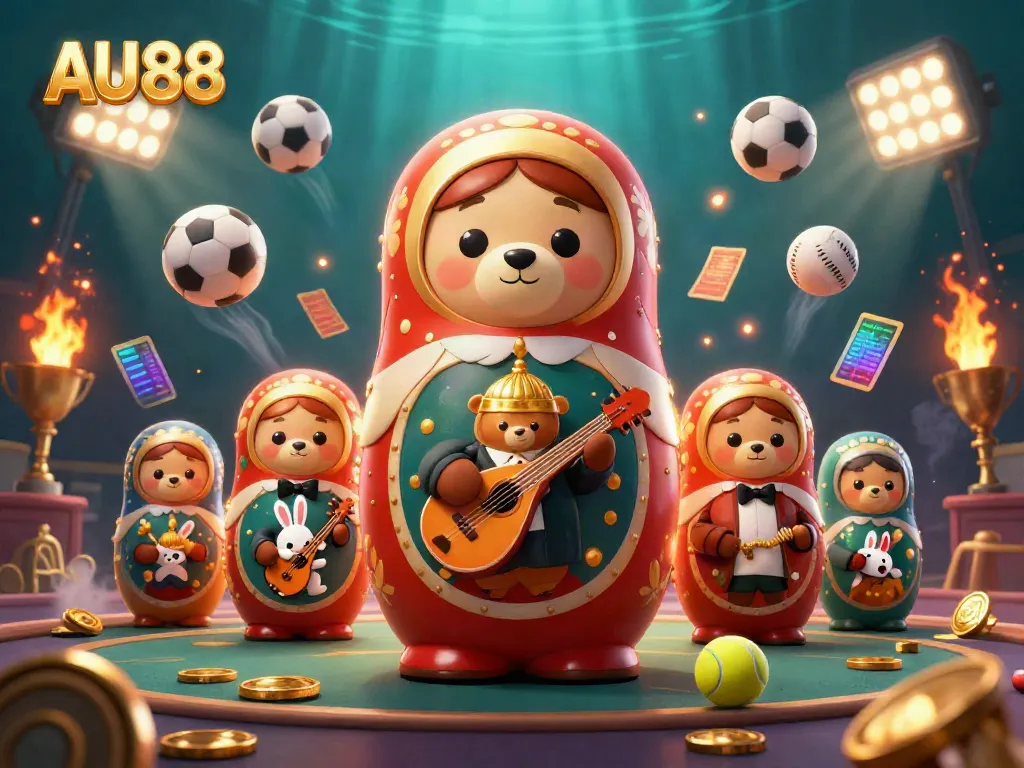Engage in thrilling betting experiences with AU88 featuring dynamic casino elements and characters.