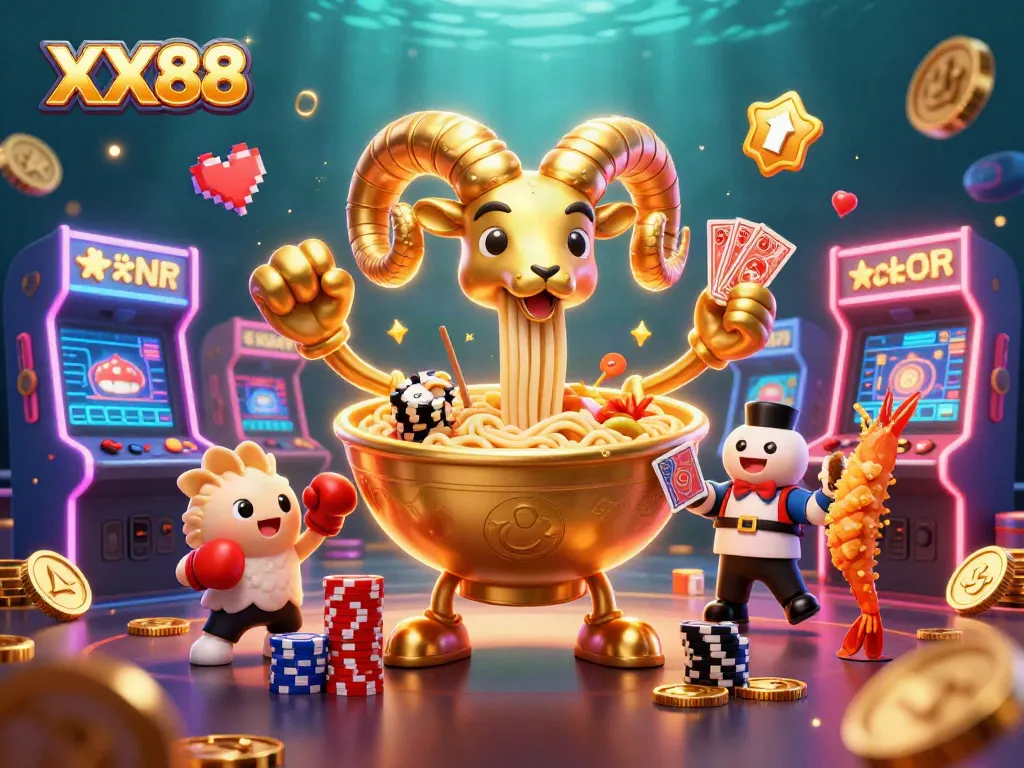 Experience big wins with XX88 in a lively casino adventure featuring charming 3D characters.