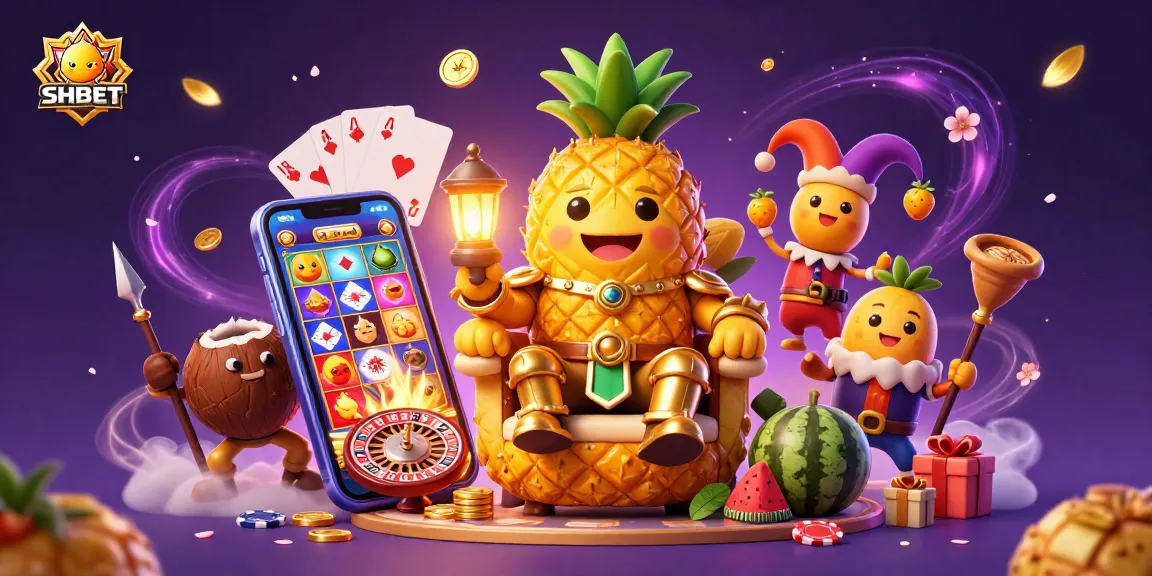 SHBET offers an engaging casino experience with vibrant characters and dynamic gaming elements.