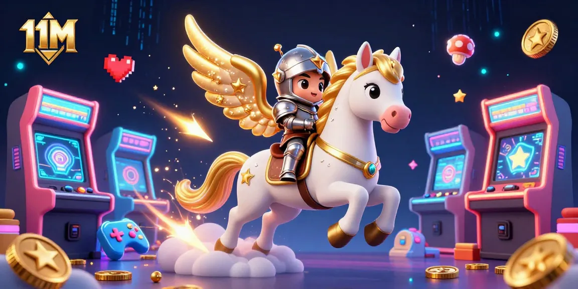 Experience thrilling wins with 11M in this vibrant, illuminated casino-themed adventure.
