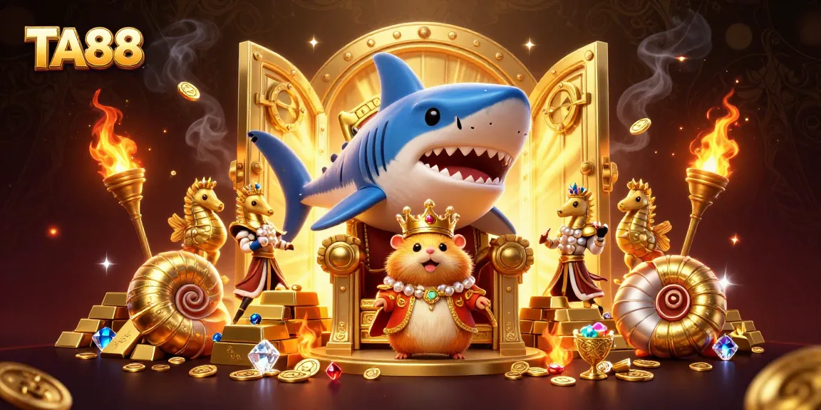 Experience the thrill of TA88 with a golden hamster king leading the treasure hunt!