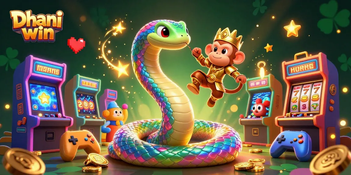 Dhani win players enjoy exciting games with vibrant elements in a magical casino scene