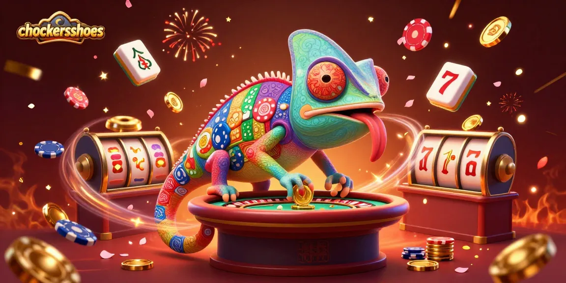 Experience thrilling casino activities with chockersshoes amidst vibrant celebrations and rich gaming elements.