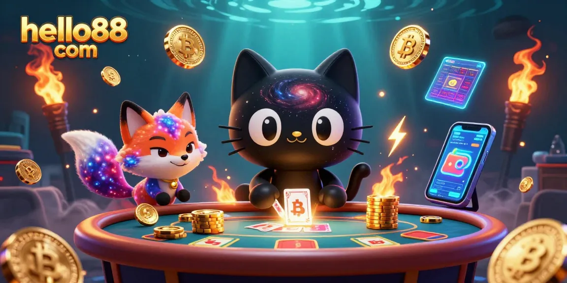 Engage in thrilling gaming at hello88 com with vibrant cosmic visuals and playful characters.