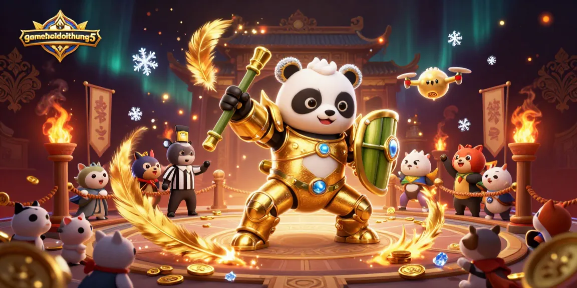 Experience thrilling gameplay at gamebaidoithuong5 with exciting action in a vibrant 3D casino arena.