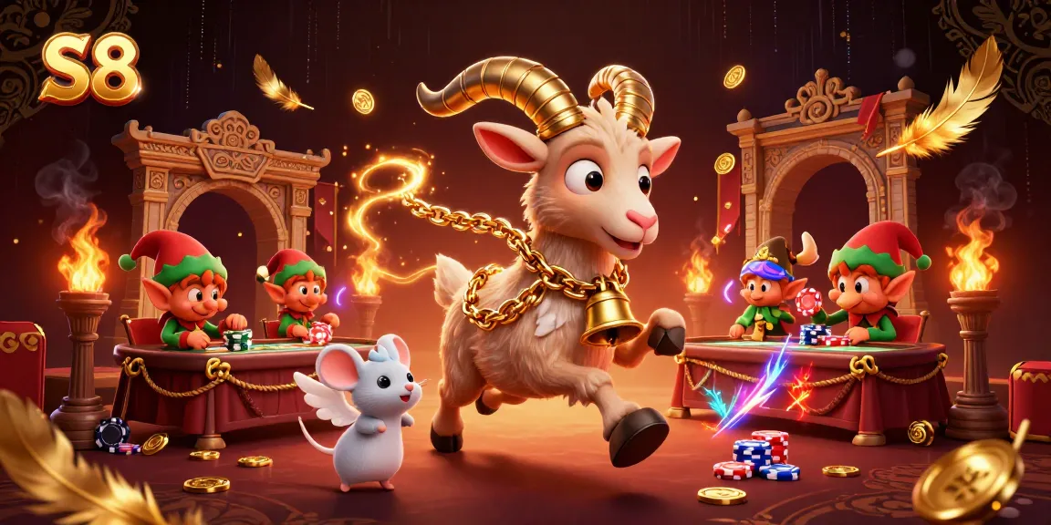 Experience S8's thrilling holiday-horror casino with Krampus and mischievous elves stealing chips.