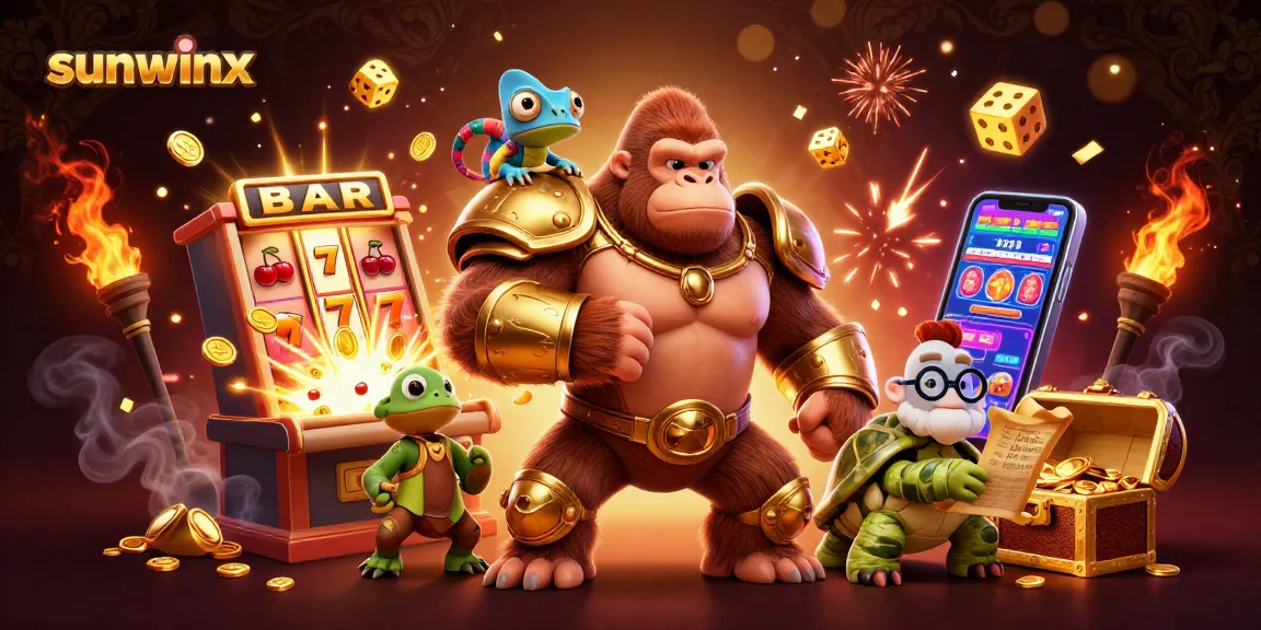 Experience thrilling wins at sunwinx in this vibrant casino scene filled with exciting games and rewards.