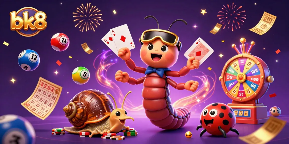 Experience the thrill of bk8 with an exciting casino scene featuring vibrant elements and dynamic characters.