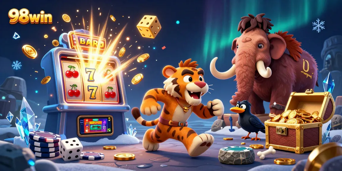 Experience thrilling wins at 98win's vibrant prehistoric casino with engaging games!