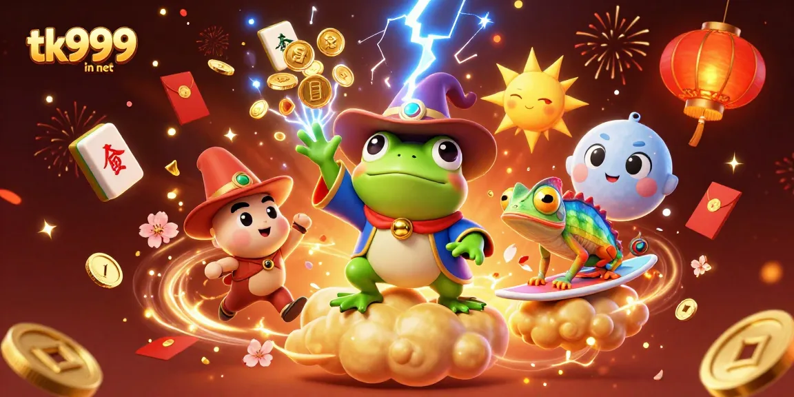 Experience the excitement of tk999 in net with a vibrant casino-themed illustration.