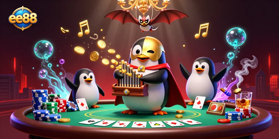 Experience thrilling casino action at ee88 with a captivating 3D scene featuring animated characters and rich casino elements.